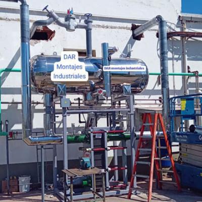 Montajes equipos de estructura metálicas